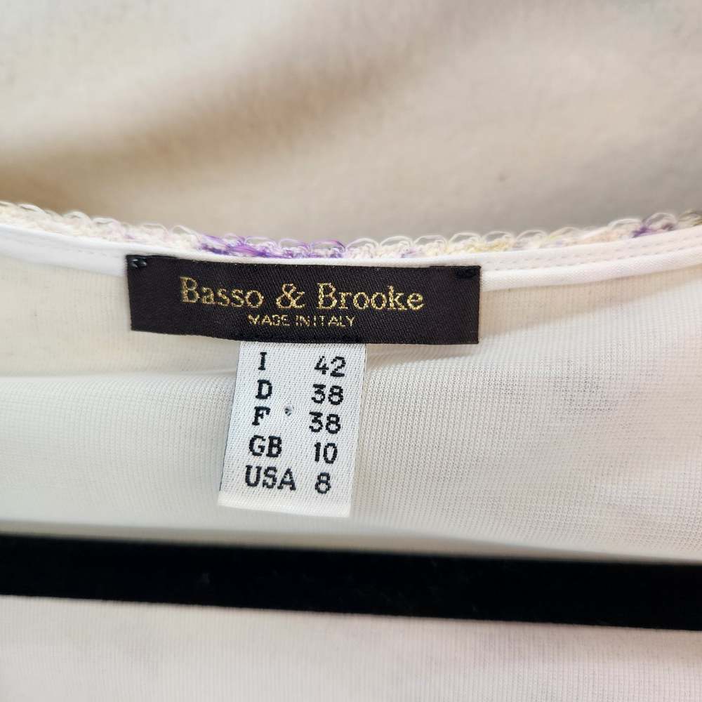 Basso & Brooke Abstract Art Print Mini Dress Women's Size 8 - Picture 7 of 13